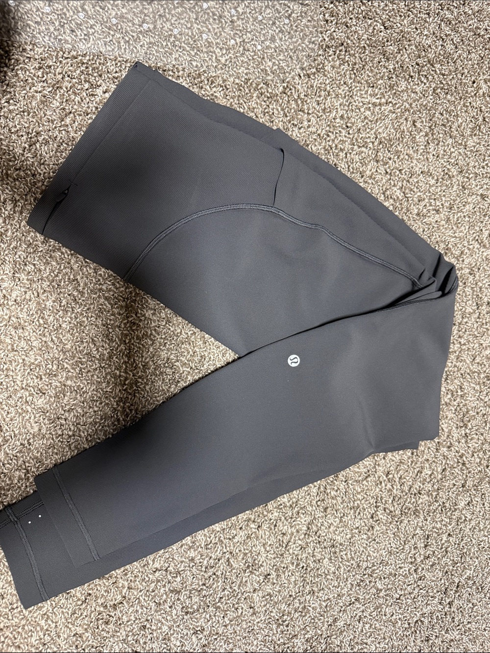 Lululemon Grey Wunder Train High Rise Legging